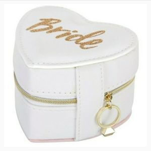 Jade & Deer Bride Heart Jewelry Box Organizer